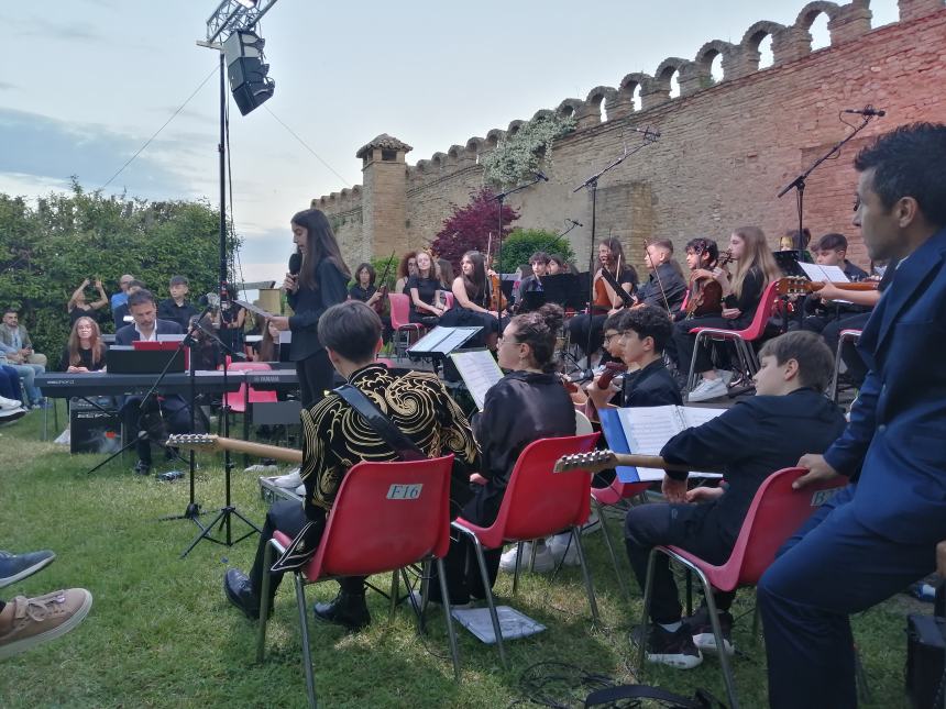 Emozioni ai Giardini d’Avalos grazie all'Orchestra giovanile Rossetti 