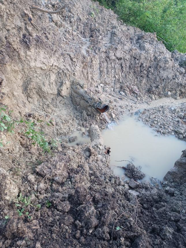 15 Comuni del Vastese a secco da due giorni per uno smottamento a Roccaspinalveti