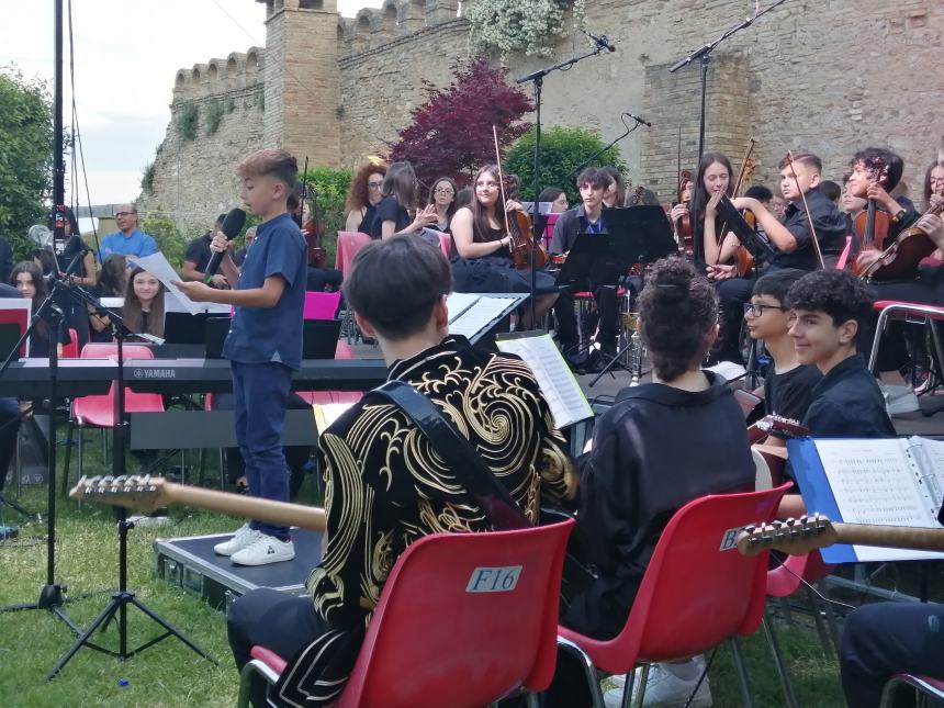 Emozioni ai Giardini d’Avalos grazie all'Orchestra giovanile Rossetti 