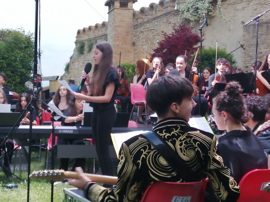 Emozioni ai Giardini d’Avalos grazie all'Orchestra giovanile Rossetti 