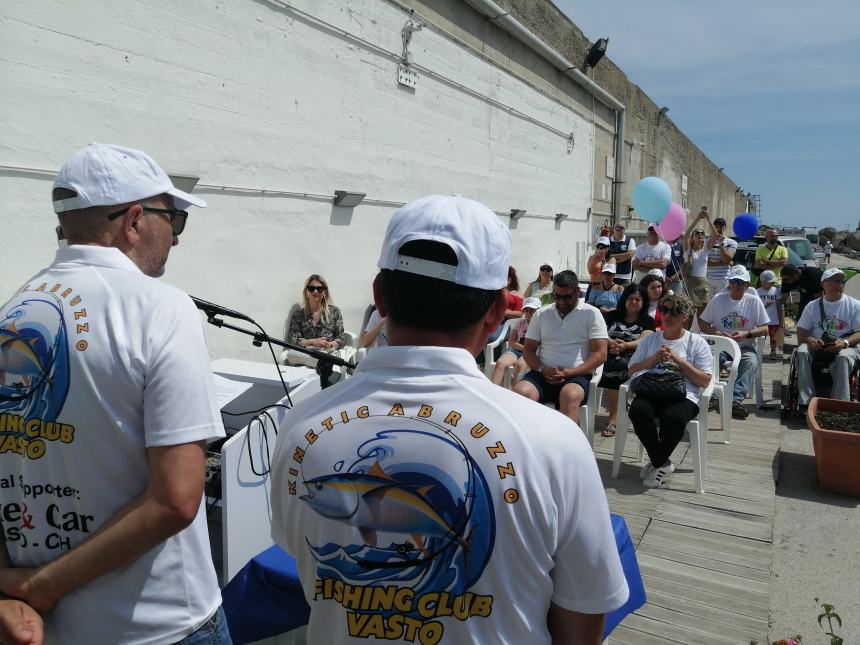 Inaugurato il Fishing Club a Punta Penna: “La pesca sportiva si apre ai disabili”