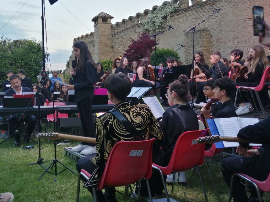 Emozioni ai Giardini d’Avalos grazie all'Orchestra giovanile Rossetti 