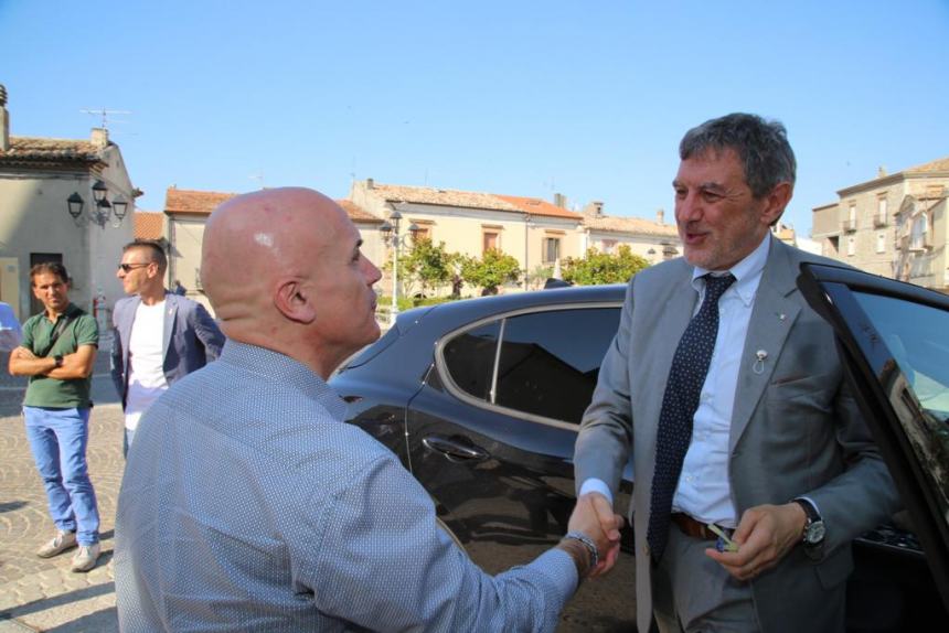 Il Presidente Marco Marsilio in visita al Comune di Dogliola e Fresagrandinaria