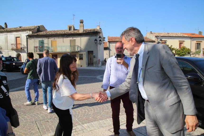 Il Presidente Marco Marsilio in visita al Comune di Dogliola e Fresagrandinaria