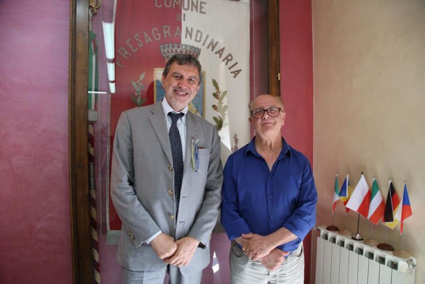 Il Presidente Marco Marsilio in visita al Comune di Dogliola e Fresagrandinaria