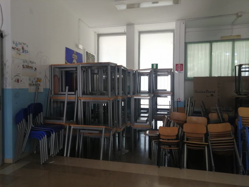 La scuola Paolucci si prepara al trasloco, presto le classi allestite nei plessi temporanei 