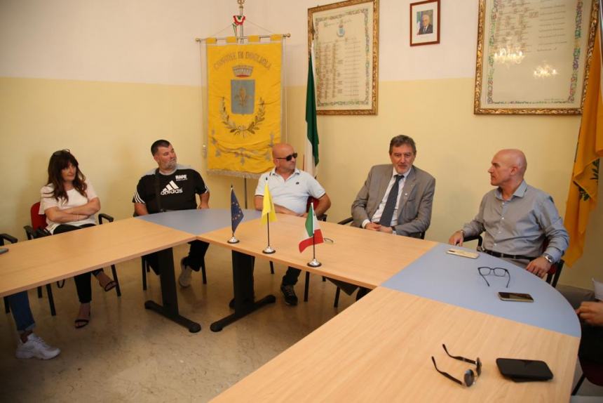 Il Presidente Marco Marsilio in visita al Comune di Dogliola e Fresagrandinaria