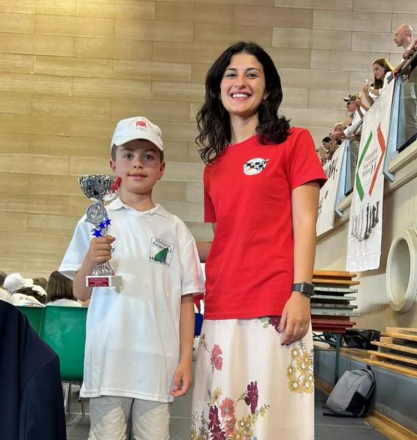 Leonardo Della Penna Campione Italiano Under 8 di Scacchi 