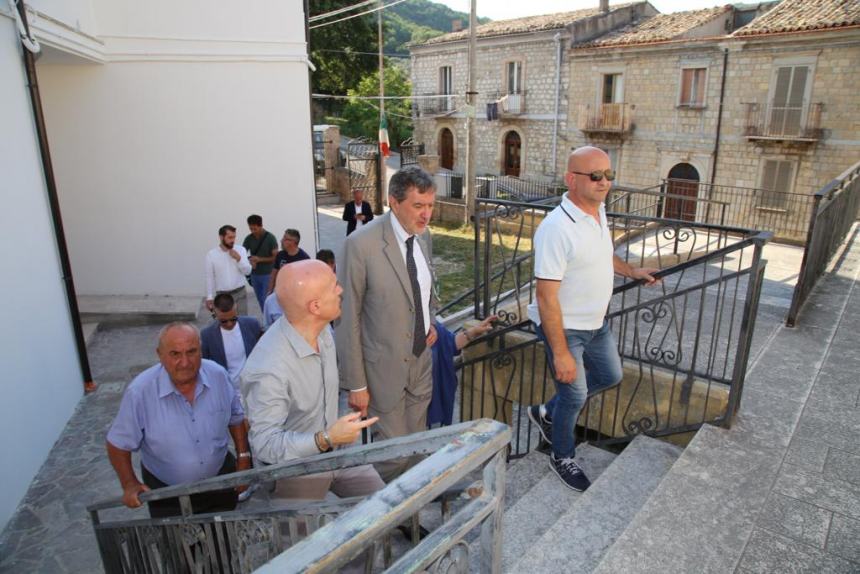 Il Presidente Marco Marsilio in visita al Comune di Dogliola e Fresagrandinaria