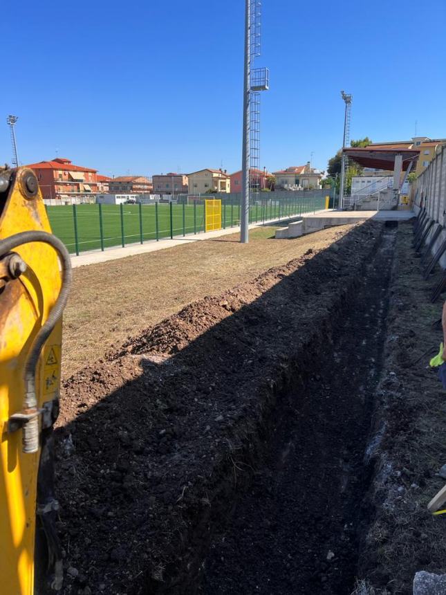 Casalbordino, partiti i lavori di adeguamento dello stadio comunale in Via San Sebastiano