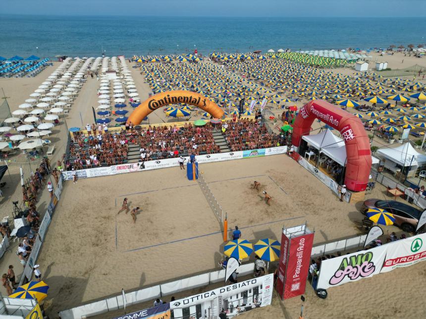 Grande successo a Vasto per il campionato italiano assoluto di beach volley 