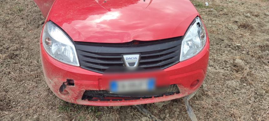 Auto si ribalta a Carunchio, anziano trasferito al San Pio