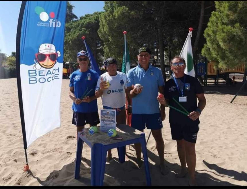 I vastesi D’Aurelio e Lanzano volano in finale nazionale di beach bocce