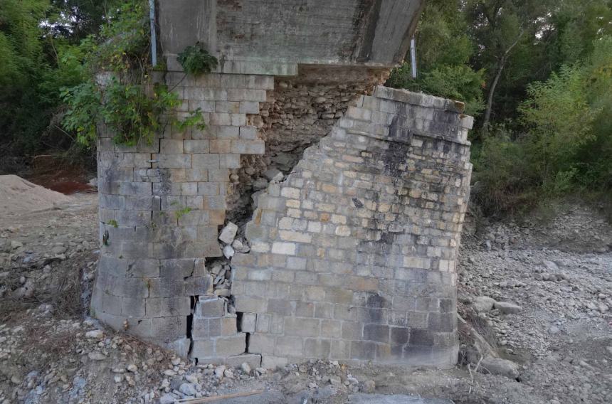 Ponte Rio Torto: tanti disagi per i cittadini, dalla provincia 200mila euro per intervento urgente 