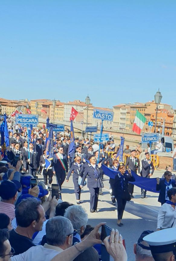L'Anmi di Vasto al raduno di Pisa: "Una volta Marinaio, Marinaio per sempre"