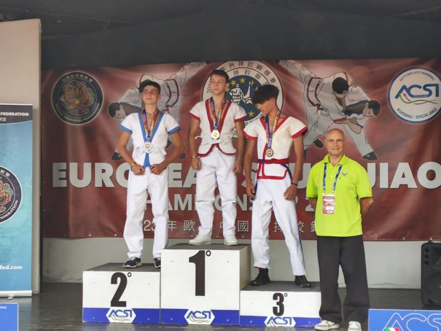 Campionati Europei di Shuaj Jiao: anche gli atleti termolesi nel trionfo dell’Italia