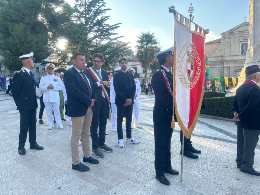 La  Brigata Marina San Marco omaggia Vasto nella festa di San Michele