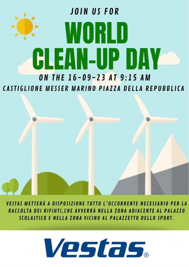 A Castiglione Messer Marino grande successo per il "World Clean-up Day"
