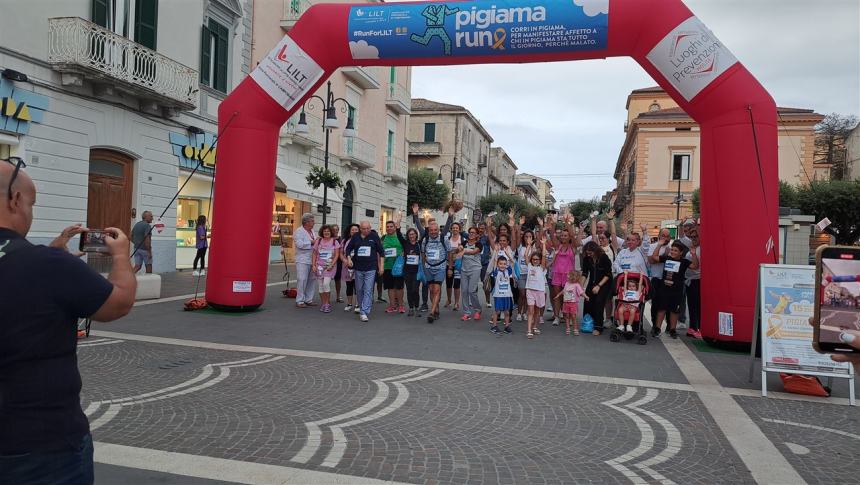 Pigiama Run sul Corso Nazionale