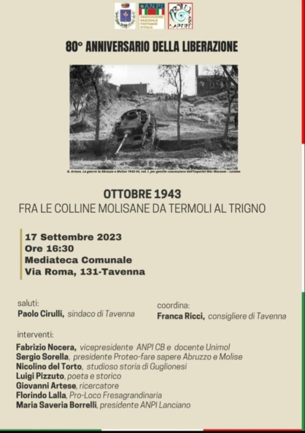 "Ottobre 1943 fra le colline molisane da Termoli al Trigno"