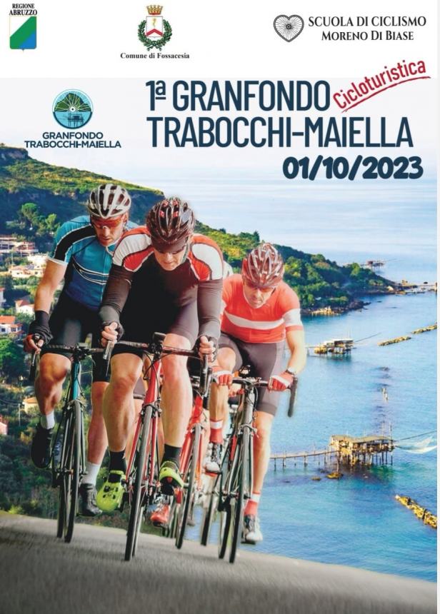 Il 1° ottobre al via la 1ª edizione della Granfondo Trabocchi-Maiella