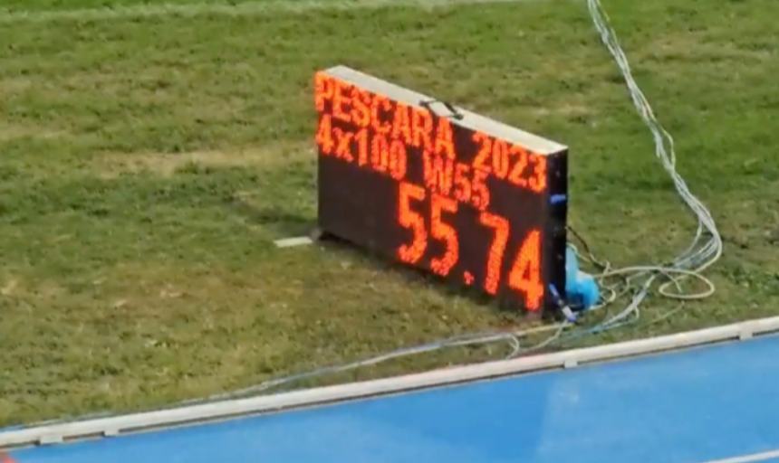 Europei Master Pescara: oro per Miriam Di Iorio nella staffetta 4x100