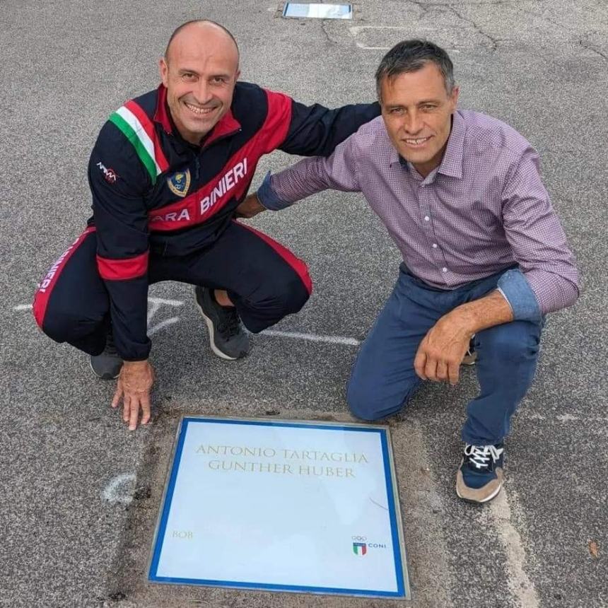 Il campione olimpico Antonio Tartaglia entra nella Walk of Fame del Coni