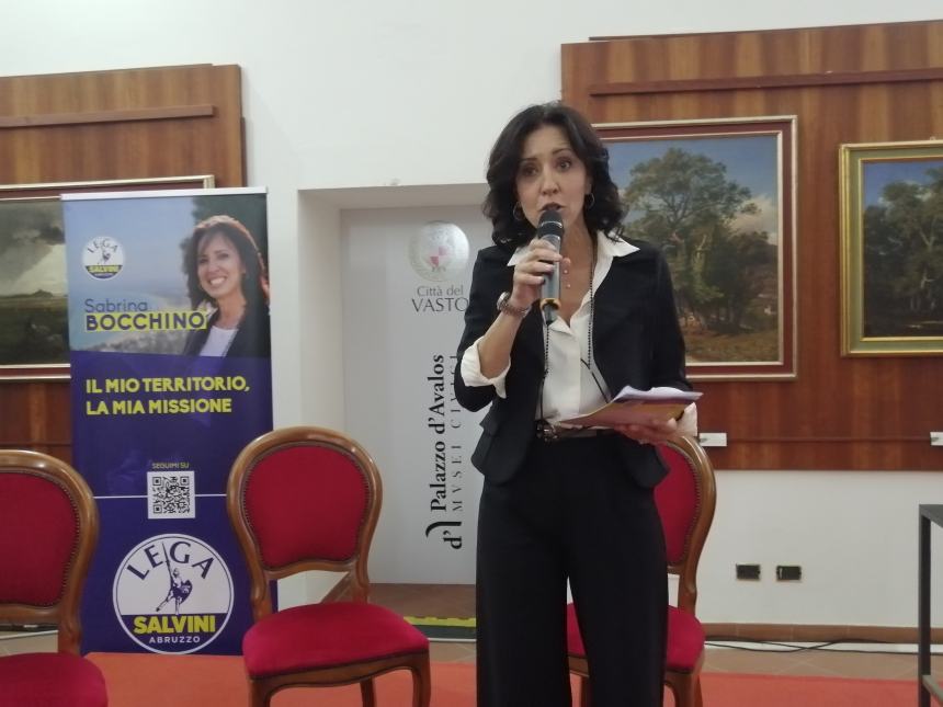 La campagna elettorale di Sabrina Bocchino parte da Vasto: "Abruzzo regione competitiva" 