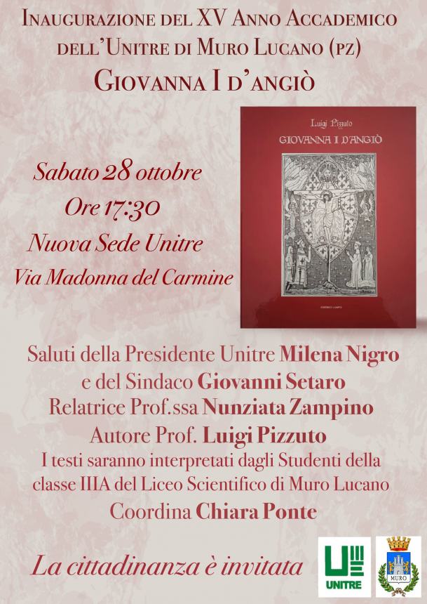 In Lucania si presenta il libro di Luigi Pizzuto su Giovanna d’Angiò