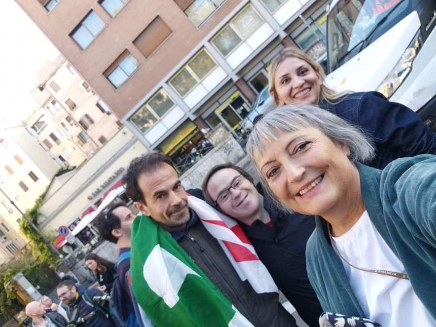 "Oltre 500 abruzzesi alla manifestazione del Pd a Roma, in tanti dal Vastese"