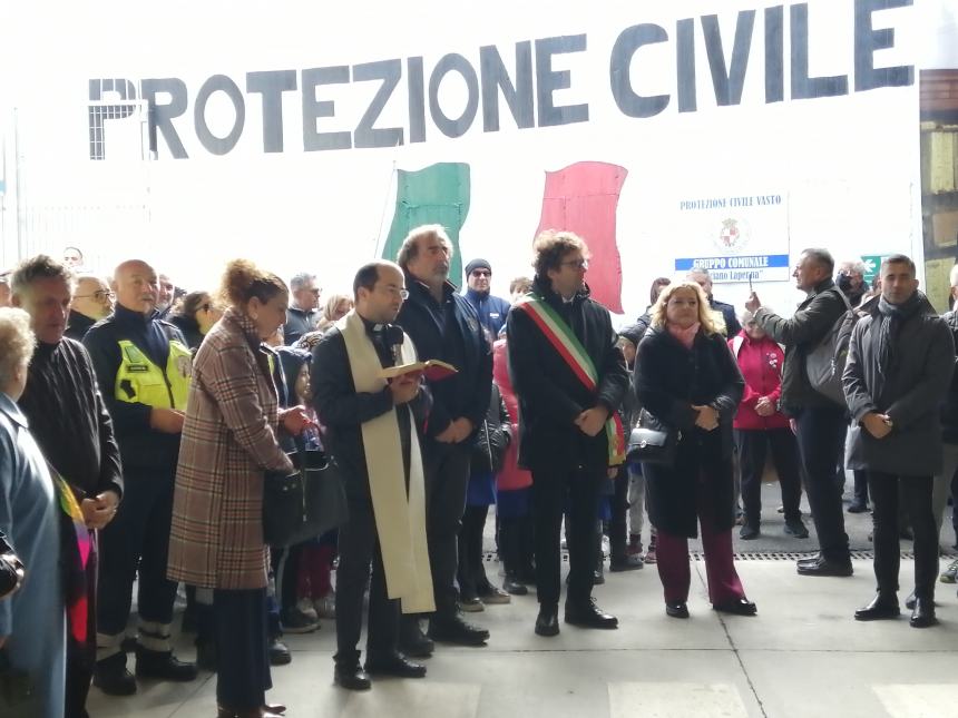 Da oggi a Vasto c'è via della protezione civile la cui sede è dedicata a Luciano Lapenna 