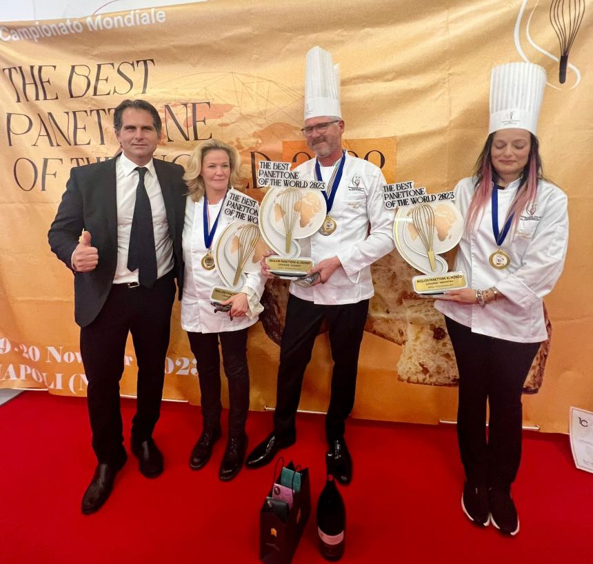 All'istituto alberghiero arriva Michele Pirro, campione del mondo di panettone classico