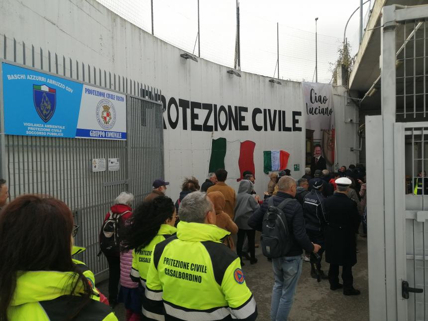 Da oggi a Vasto c'è via della protezione civile la cui sede è dedicata a Luciano Lapenna 