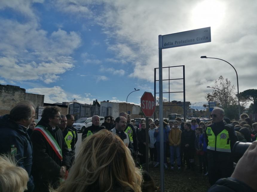 Da oggi a Vasto c'è via della protezione civile la cui sede è dedicata a Luciano Lapenna 