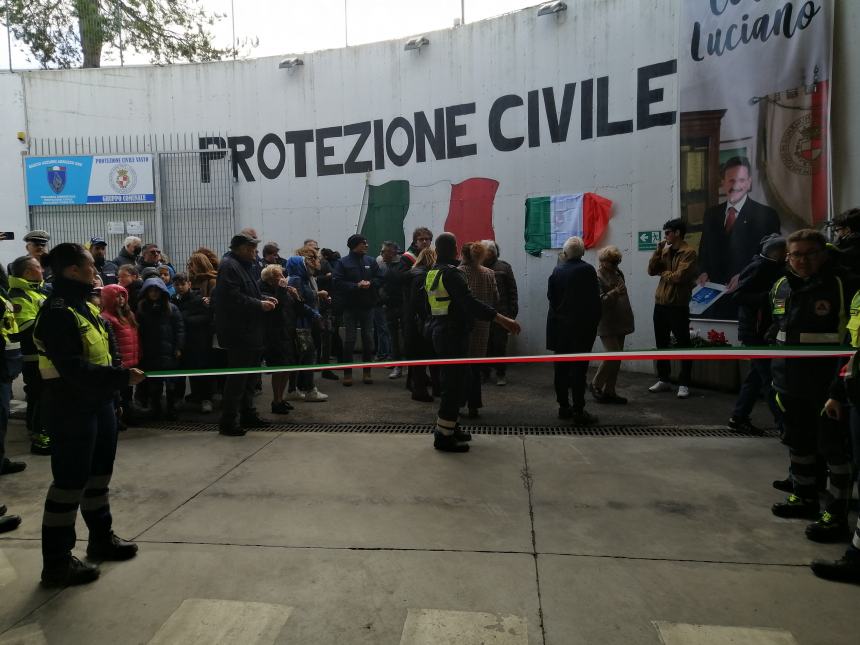 Da oggi a Vasto c'è via della protezione civile la cui sede è dedicata a Luciano Lapenna 