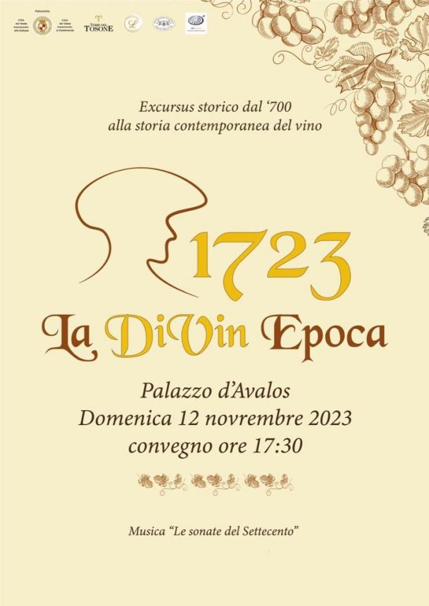 "1723 La Divin Epoca", excursus storico del vino a Palazzo d'Avalos