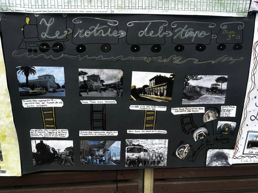Gli alunni delle Paolucci celebrano i 160 anni della "Vecchia Stazione"