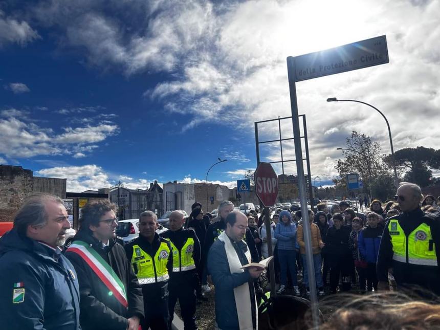 Da oggi a Vasto c'è via della protezione civile la cui sede è dedicata a Luciano Lapenna 