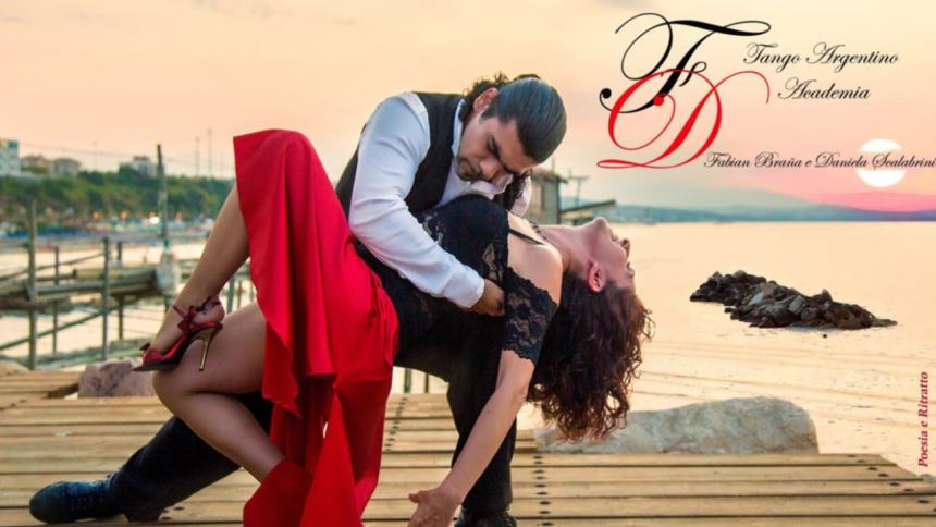 Fabian Brana e Daniela Scalabrini performer di tango argentino