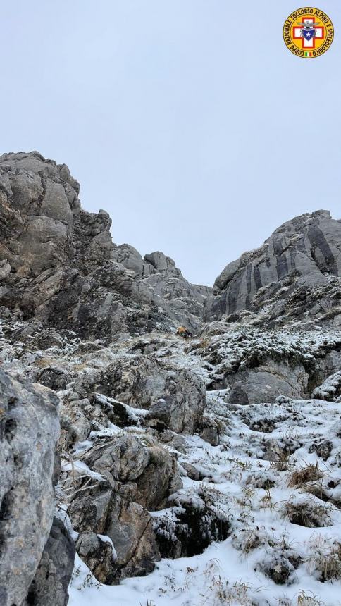 Due escursionisti soccorsi a oltre 2000 metri in cima al Monte Velino