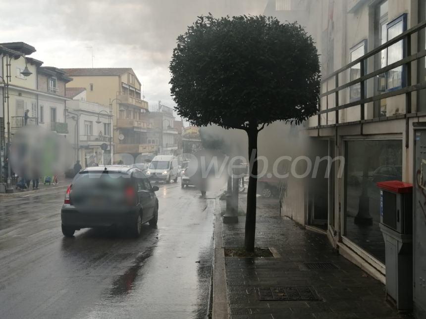 Incendio alla pizzeria "Movida" in Corso Garibaldi, partito da un cortocircuito al frigorifero