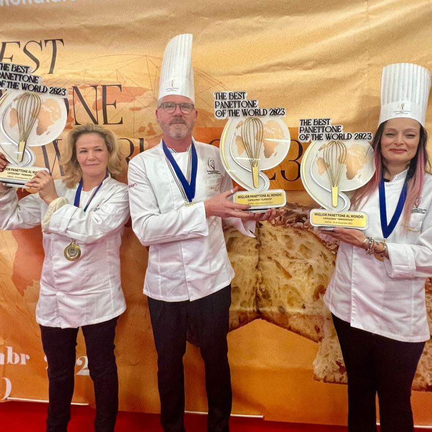 All'istituto alberghiero arriva Michele Pirro, campione del mondo di panettone classico