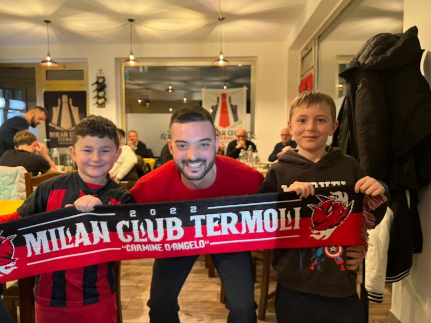 La festa di Natale al Milan club "Carmine D'Angelo"