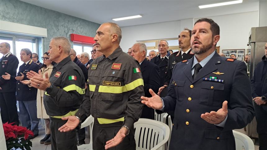 Santa Barbara alla caserma dei Vigili del fuoco