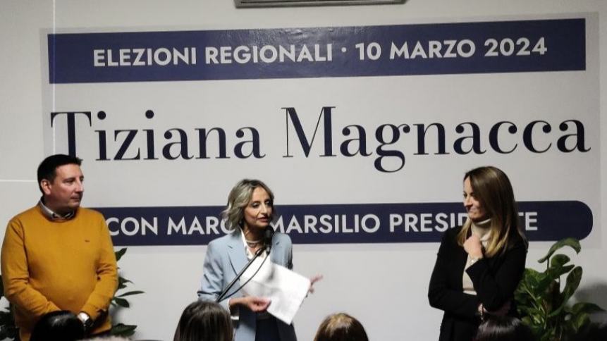 Tiziana Magnacca inaugura la sede elettorale: "Con Marsilio per la crescita e lo sviluppo dell'Abruzzo"