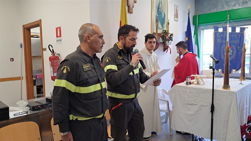 Santa Barbara alla caserma dei Vigili del fuoco