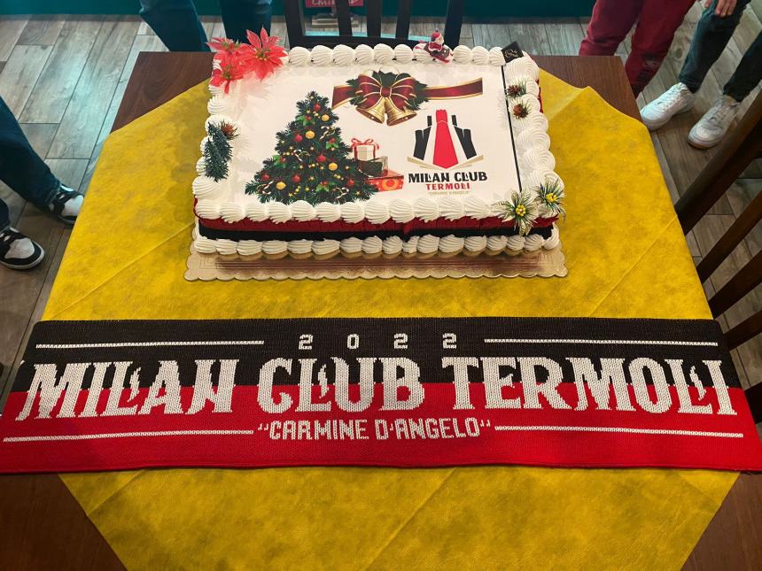 La festa di Natale al Milan club "Carmine D'Angelo"