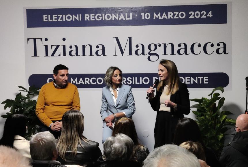 Tiziana Magnacca inaugura la sede elettorale: "Con Marsilio per la crescita e lo sviluppo dell'Abruzzo"