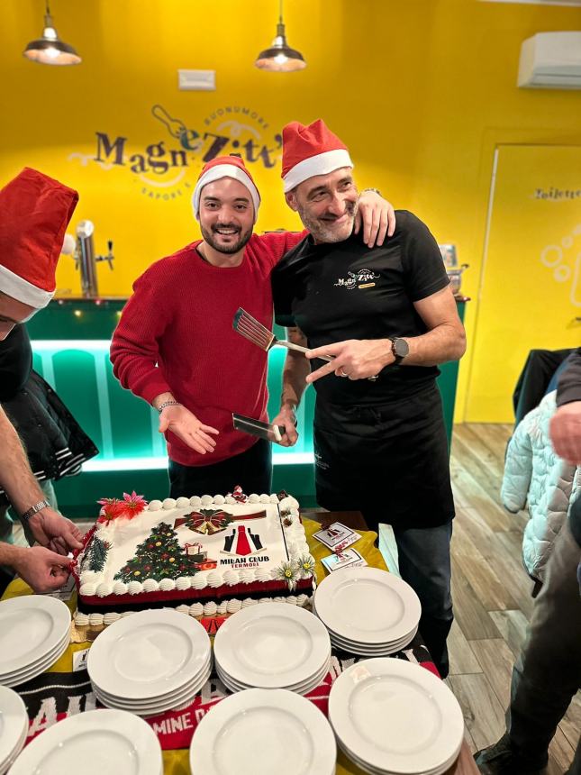 La festa di Natale al Milan club "Carmine D'Angelo"