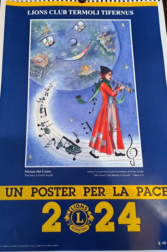 Termoli: Un poster per la pace, Miriam Del Ciotto trionfa al concorso  scolastico Osate sognare